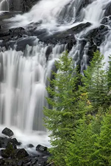 Undine Falls, Yellowstone National Park, Wyoming Date: 04-10-2021