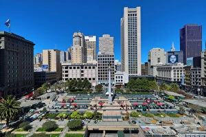 Images Dated 5th June 2020: Union Square in Downtown San Franciso, California, USA