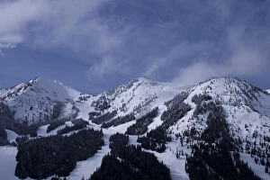 United States, Washington, ski trails at
