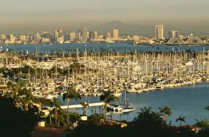 Quay Prints: USA FG 11419 Shelter Island & San Diego skyline
