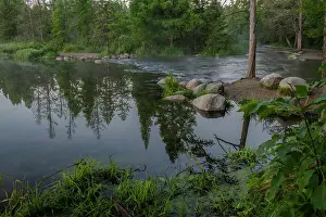 USA, Minnesota, Itasca State Park, Mississippi Headwaters Date: 17-08-2020