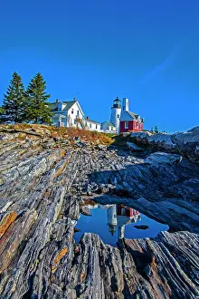 Atlantic Prints: USA, New England, Maine, Pemaquid Point Lighthouse Date: 13-10-2013
