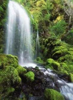 Columbia Gallery: USA, Oregon, Colombia, View of waterfall
