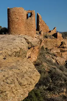 Castle Prints: USA, Utah. Hovenweep Castle, Hovenweep National Monument. Date: 30-03-2021