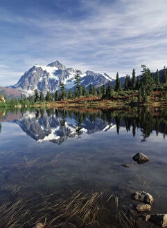 USA, Washington State, North Cascades, View