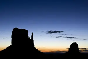 Sandstone Prints: USA - West Mitten Butte (on the left) and East Mitten Butte