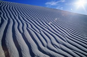 USA - white sand desert, showing patterns