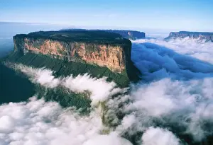 Aerials Prints: Venezuela Mount Roraima from the north