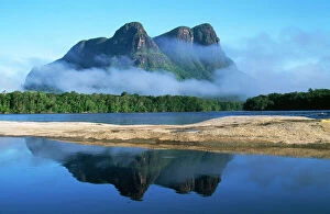 Reflections Collection: Venezuela - A Tepui. Cerro Cabeza del Indio, above Rio Autana. Amazonas State