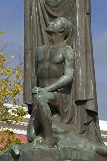 Images Dated 7th May 2006: Verdigris on 1914-1918 war memorial. Grahamstown, Eastern Cape, South Africa