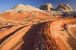 Images Dated 30th April 2009: Vermillion Cliffs - White Pocket - carved rock made of jurrasic-age Navajo Sandstone that is