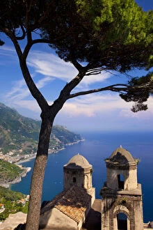 View of the Amalfi Coast from Villa Rufolo