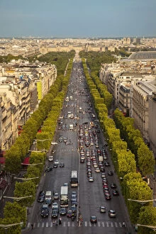 Avenue Gallery: View down Champs Elysees from the top of