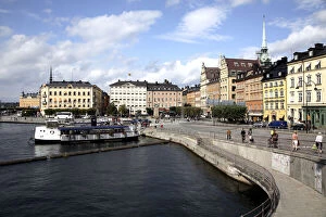 The view of Gamla Stan the old town center