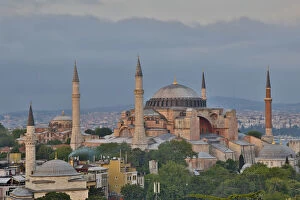 View of Haghia Sophia in evening light