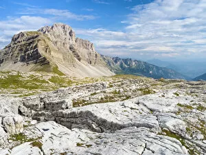 Martin Gallery: View towards Pietra Grande. The Brenta Dolomites
