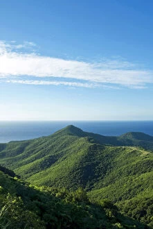 Antigua Gallery: View of south west coast from Boggy Peak