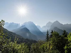 Martin Gallery: View from Val Rendena towards the Brenta Dolomites