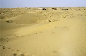 Kara Kum Prints: Village Arba - in sand dunes of Central Karakum desert - March - Turkmenistan - former CIS Tm31