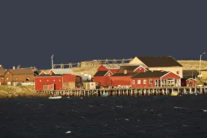 Village d'Ekkoroy by Varanger fjord - Norway