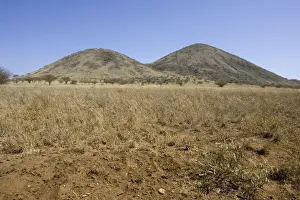 Cones Prints: Volcanic cones in Chyulu hills. Tsavo West National Park. Kenya - East Africa