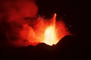 Fires Prints: Volcano eruption 1995 - Fernandina Island, Galapagos, Ecuador AU-1526