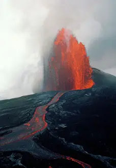 Fires Prints: Volcano - Kilauea. Hawaii - USA