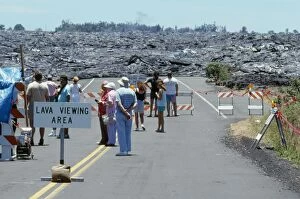 Hawaii Gallery: Volcano - larva flow on highway 130