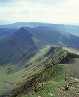 Sandstone Prints: Wales - Breacon Beacons, views from Peny Fan