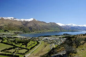 Wanaka, New Zealand. An overlooking view