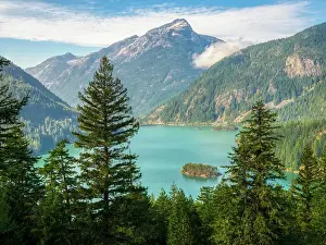State Prints: Washington State, Ross Lake National Recreation Area, Diablo Lake Date: 04-10-2020