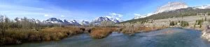 WAT-16781 Middle Fork flathead river. Glacier National Park - Montana - USA