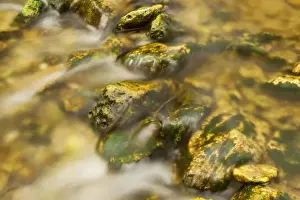 Water flowing over smooth rocks in the Naukluft Mountains - Namib Naukluft Park - Fringes of the Namib Desert - Namibia - Africa