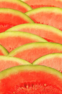 Patterns Collection: Watermelon Slices close-up