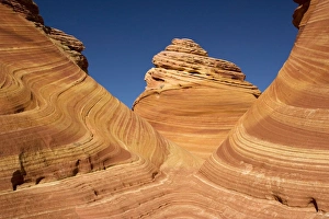 Images Dated 24th November 2006: The Wave - an extraordinary area of sinuous eroded banded sandstone rocks in the Paria-Vermillion