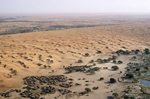 Images Dated 17th July 2007: West Africa - village & sand dunes Burkina Faso is a landlocked nation in West Africa