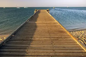 Boats Prints: Western Australia - Pier Monkey Mia