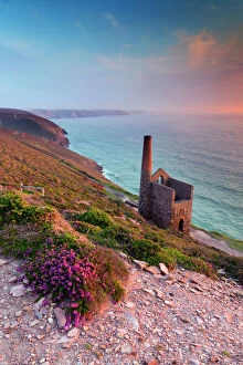 Coastline Collection: Wheal Coates - at sunset - St Agnes, Cornwall, UK