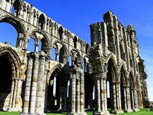 Abbey Gallery: Whitby Abbey, England. NOTE: This image avail. up