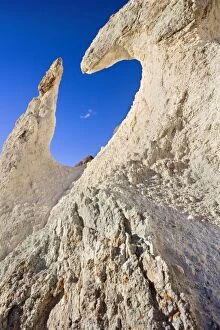 White Rock - formation created by erosion in Atuel Canyon