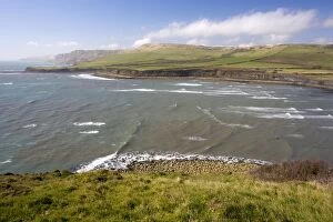 Images Dated 1st April 2006: The wild Dorset coast, looking west across Kimmeridge