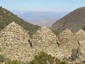 Images Dated 10th April 2012: The Wildrose charcoal kilns in the Panamint Mountains