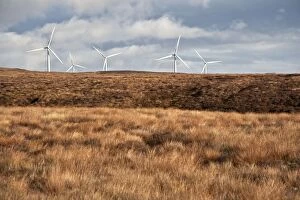 Wind farm - on moorland above Findhorn Valley