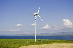 Images Dated 11th June 2007: Wind turbine Port Charlotte Isle of Islay Scotland UK