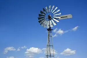 Wind wheel - typical wind wheel used in Australias outback to pump water