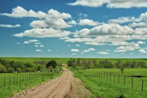 Michael Prints: Winding road in Kansas Flint Hills Date: 06-01-2014