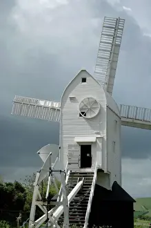 Buildings Prints: Windmill, Hassocks, Sussex UK