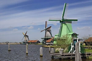 Windmill, Zaanse Schans, Holland, Netherlands