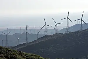 Energy Prints: Windmills / Turbines at wind farm near Tarifa - Spain