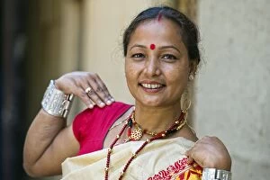 Images Dated 10th November 2010: Woman in traditional dress
